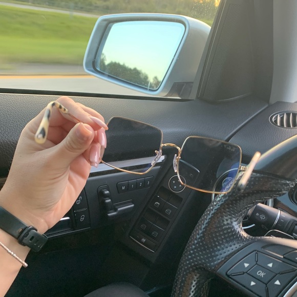 Square gold blue lens gradient authentic Ray-Ban - Picture 4 of 7